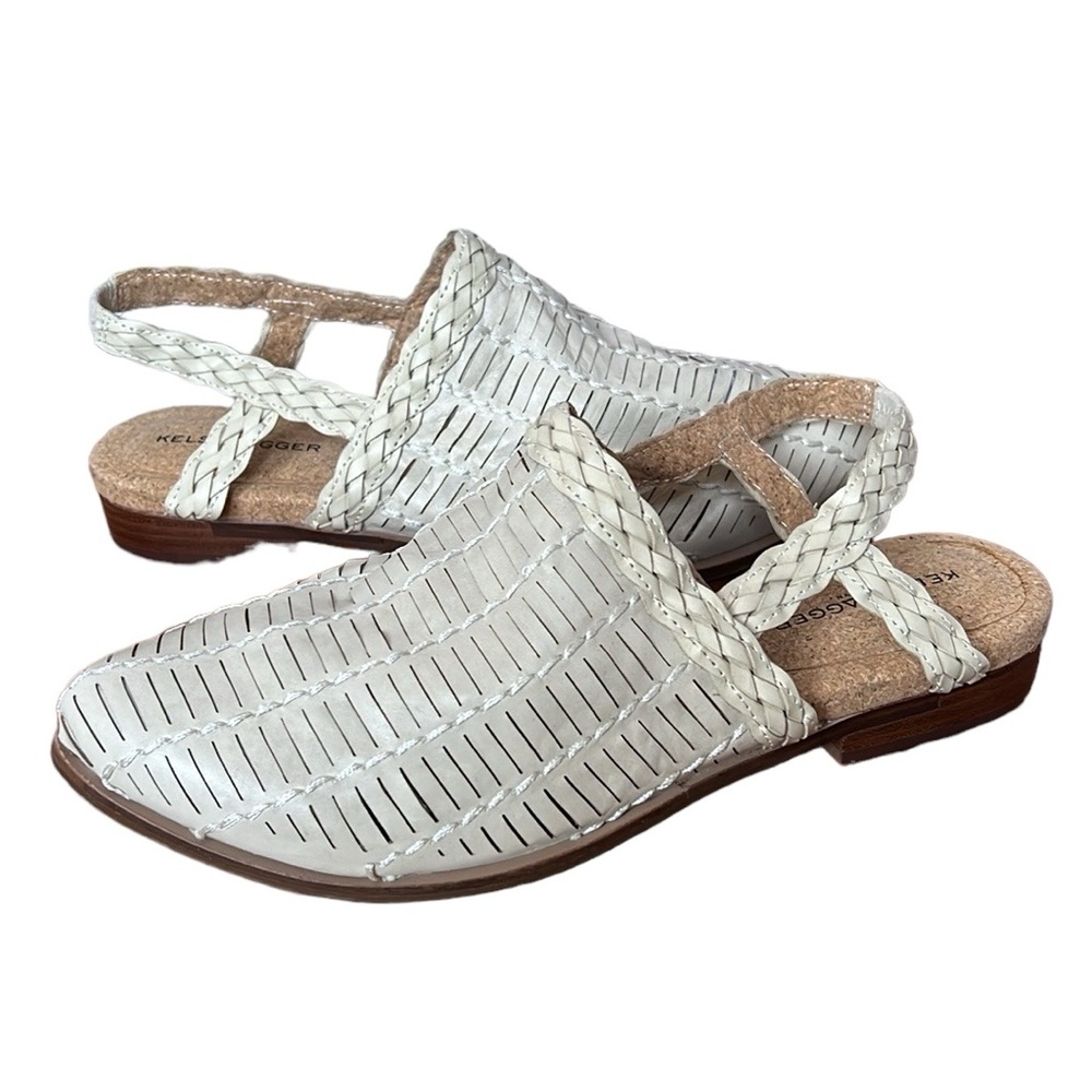 Kelsi Dagger Brooklyn Spencer Slingback Mule Shoes in Macaroon